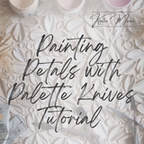 How to Paint Petals using Palette Knives